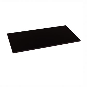 Plank 100 cm zwart 2501A