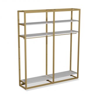 Bigshop kit8800 - H2400 - 2 span - goud met witte planken