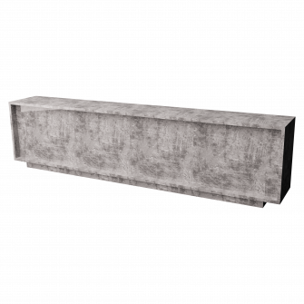 Excentric Toonbank Beton Grijs 310cm breed