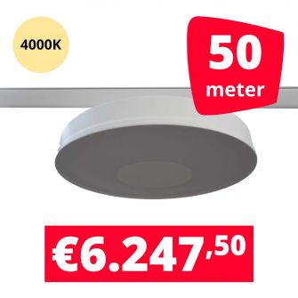 LED Railverlichting Galactic Wit 4000K 50 spots + 50M rails