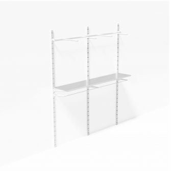 Wandsysteem Laser Wit 2 meter