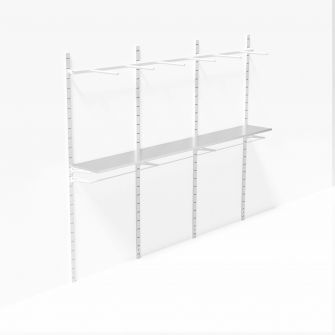 Wandsysteem Laser Wit 3 meter