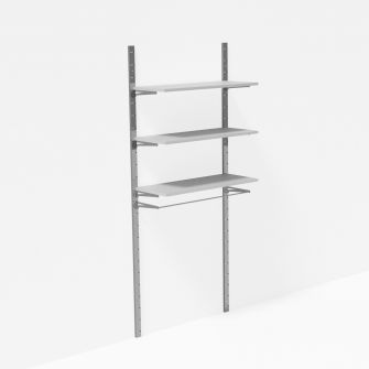 Wandsysteem Laser Chroom 1 meter