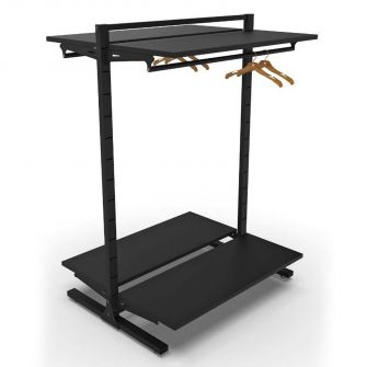 Italiaans design middenunit 2 combi Laser zwart/zwart