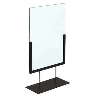 Display laag A4 zwart staand ST0045_displaylow_black_a4