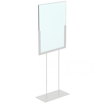 Display hoog A4 wit staand ST0046_displayhigh_white_a4