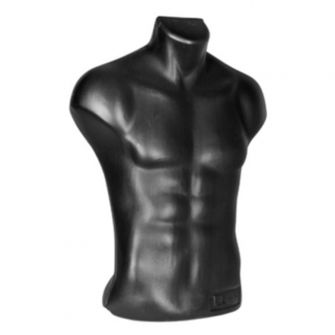 Plastic collection torso 1/2 model heer zwart TM1210-04