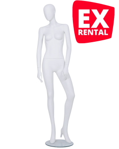 Faceless etalagepop dame wit GAGA05-MW EX RENTAL